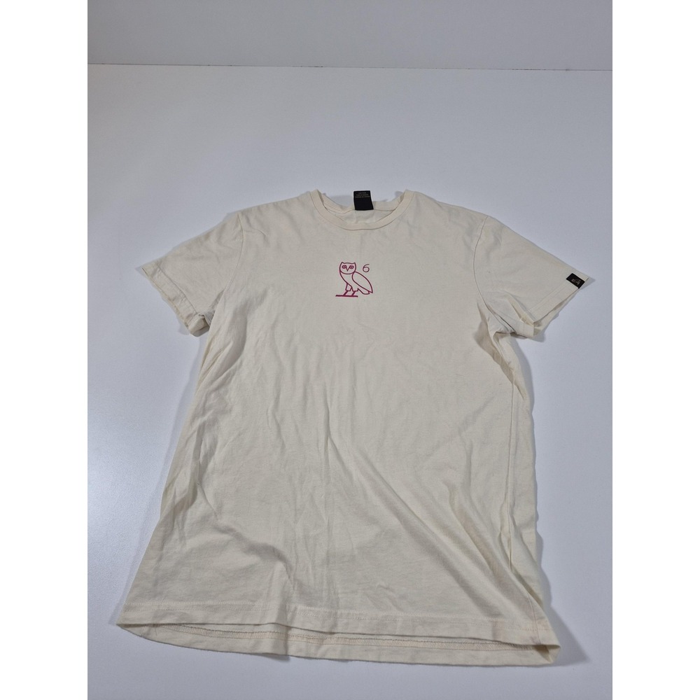 October's Very Own Shirt Mens Medium White Owl Logo Graphic Tee OVO Drake